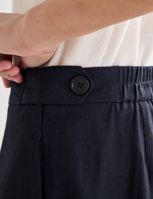 State of play Bertie Pleat Front Ankle Pant, Black product photo View 06 L