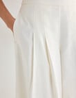 State of play Bertie Pleat Front Ankle Pant, Cream product photo View 05 S