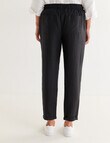Zest Essentials Linen Pant, Black product photo View 02 S