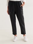 Zest Essentials Linen Pant, Black product photo