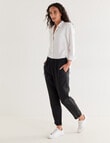 Zest Essentials Linen Pant, Black product photo View 03 S