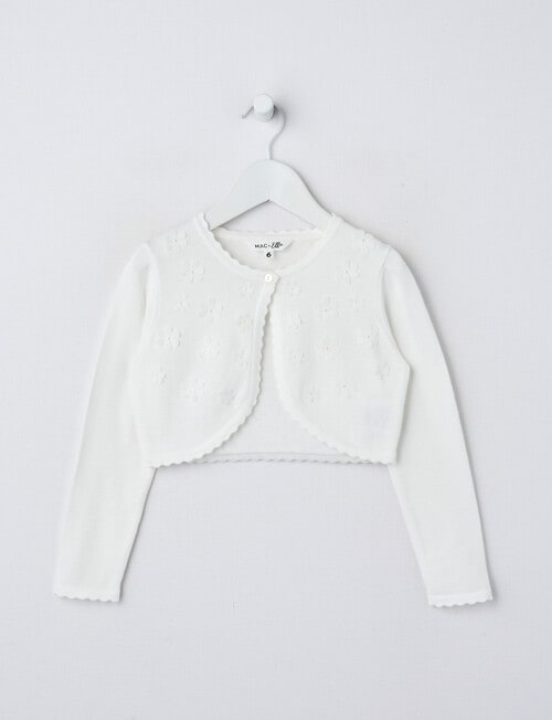 Mac & Ellie Gia Bolero Cardigan, Ivory product photo