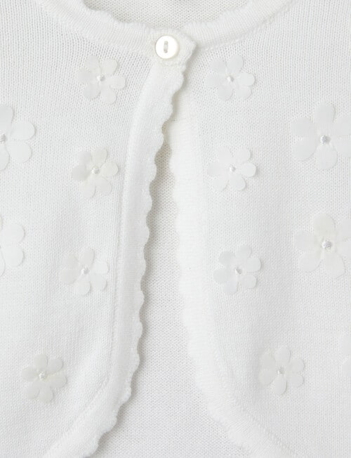 Mac & Ellie Gia Bolero Cardigan, Ivory product photo View 02 L