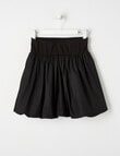 Switch Balloon Hem Skirt, Black product photo