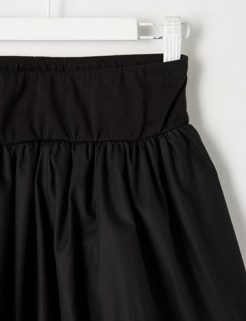 Switch Balloon Hem Skirt, Black product photo View 02 L