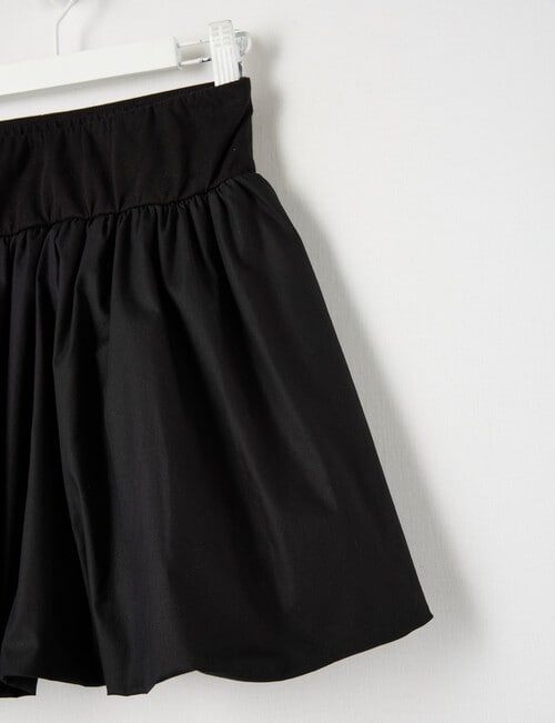 Switch Balloon Hem Skirt, Black product photo View 04 L