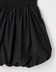 Switch Rib Balloon Dress, Black product photo View 02 S