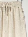 Switch Mia Tie Waist Linen Blend Pant, Natural product photo View 02 S