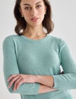 Oliver Black Textured Jumper, Sage product photo