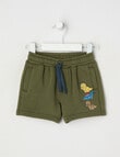 Teeny Weeny Play Time Knit Fleece Short, Khaki product photo