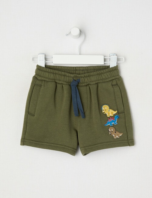 Teeny Weeny Play Time Knit Fleece Short, Khaki product photo