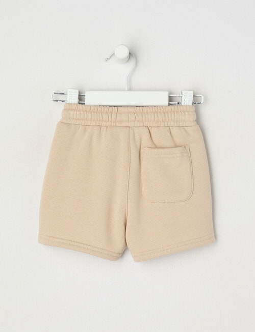 Teeny Weeny Play Time Knit Fleece Short, Stone product photo View 02 L