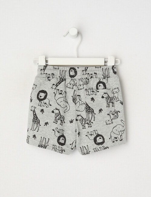 Teeny Weeny Safari Play Time Knit Short, Grey product photo View 02 L
