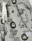 Teeny Weeny Safari Play Time Knit Short, Grey product photo View 03 S