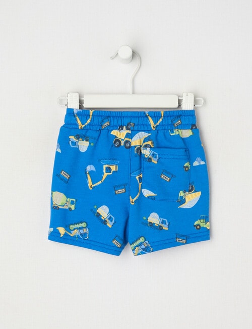 Teeny Weeny Truck Play Time Knit Short, Blue product photo View 02 L