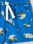 Teeny Weeny Truck Play Time Knit Short, Blue product photo View 03 S
