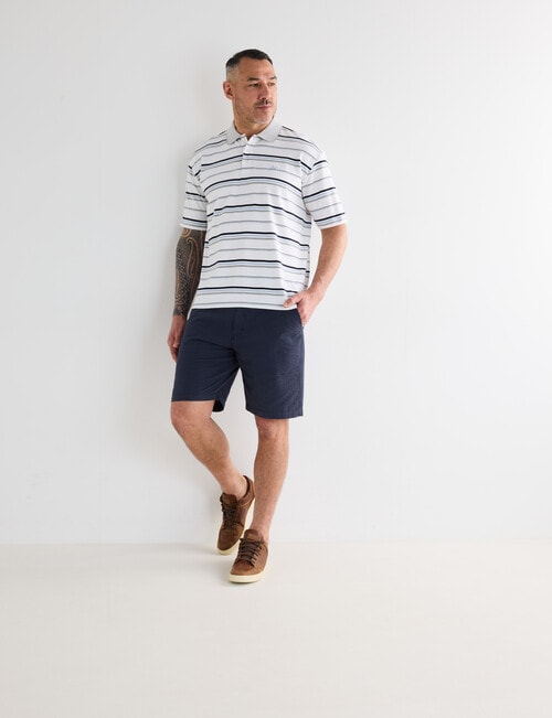 Logan Alvin Polo Shirt, White product photo View 03 L