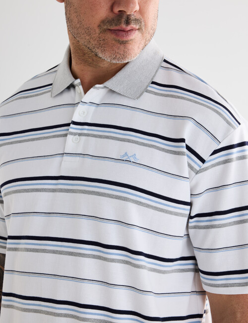 Logan Alvin Polo Shirt, White product photo View 04 L