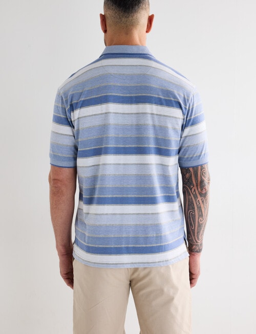 Logan Pearsons Polo Shirt, Denim product photo View 02 L