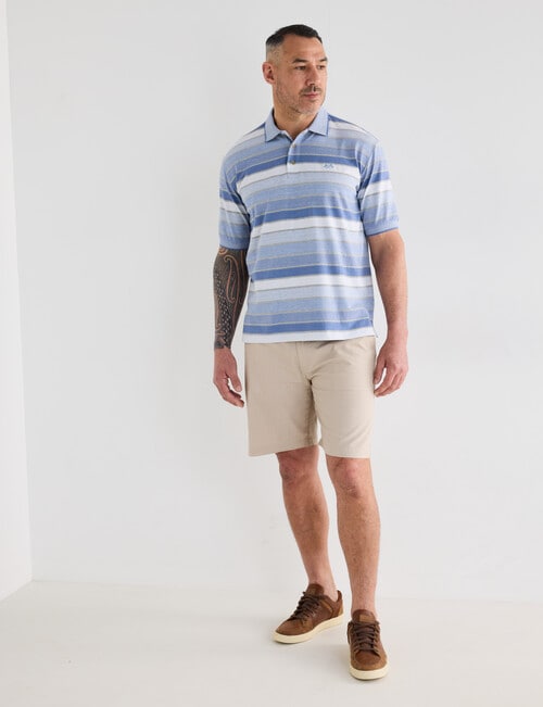 Logan Pearsons Polo Shirt, Denim product photo View 03 L