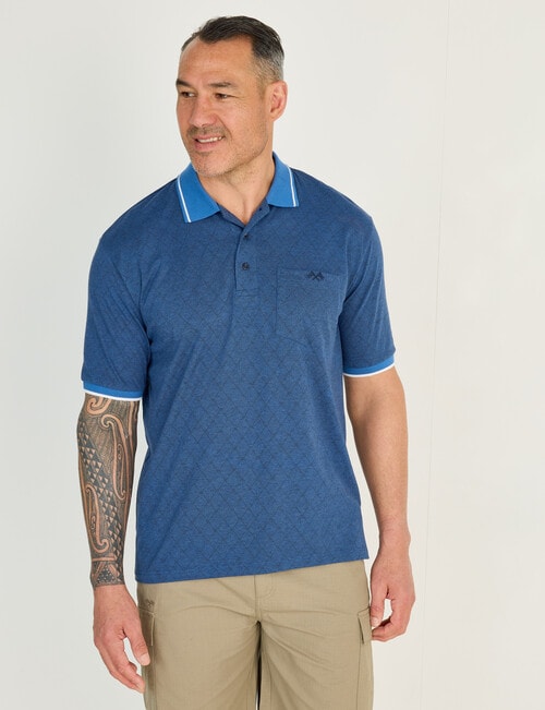 Logan Gannet Polo Shirt, Indigo product photo