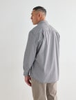 Logan Salem Long Sleeve Shirt, Grey product photo View 02 S