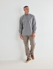 Logan Salem Long Sleeve Shirt, Grey product photo View 03 S