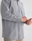 Logan Salem Long Sleeve Shirt, Grey product photo View 04 S