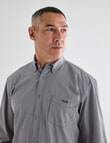 Logan Salem Long Sleeve Shirt, Grey product photo View 05 S