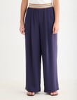 Mineral Peta Wide Leg Pants, Navy product photo