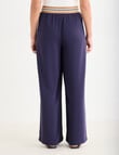 Mineral Peta Wide Leg Pants, Navy product photo View 02 S