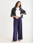 Mineral Peta Wide Leg Pants, Navy product photo View 03 S