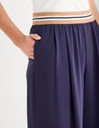 Mineral Peta Wide Leg Pants, Navy product photo View 04 S