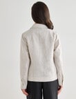 Ella J Linen Jacket, Natural product photo View 02 S