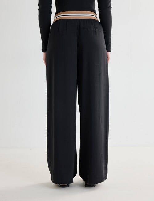 Mineral Peta Wide Leg Pants, Black product photo View 02 L