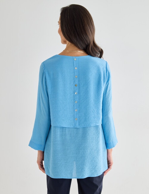 Ella J Layered Top, Blue product photo View 02 L