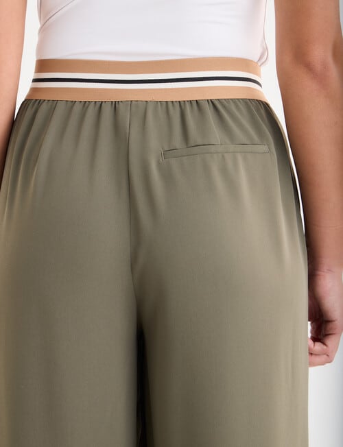 Mineral Peta Wide Leg Pants, Khaki product photo View 05 L