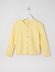 Mac & Ellie Dobby Spot Cardigan, Lemon product photo