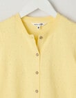 Mac & Ellie Dobby Spot Cardigan, Lemon product photo View 02 S