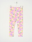 Mac & Ellie Lemon Full Length Legging, Candy Pink product photo