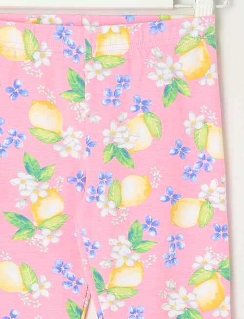 Mac & Ellie Lemon Full Length Legging, Candy Pink product photo View 02 L