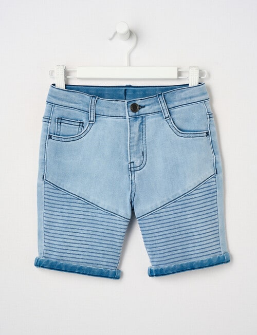 Mac & Ellie Motto Denim Short, Blue product photo