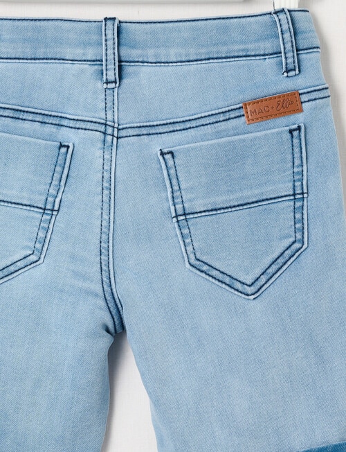 Mac & Ellie Motto Denim Short, Blue product photo View 02 L