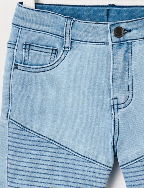 Mac & Ellie Motto Denim Short, Blue product photo View 03 L