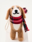 Christmas Shop Felt Ornament, Beagle product photo View 03 S