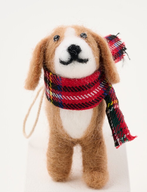 Christmas Shop Felt Ornament, Beagle product photo View 03 L