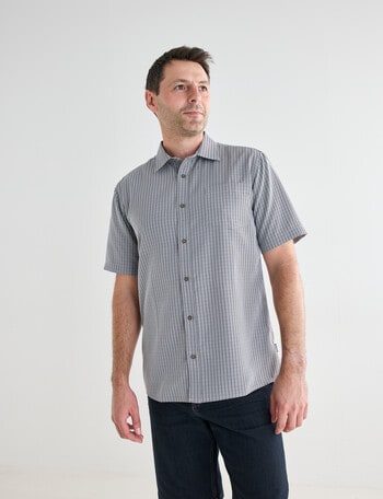 Chisel Soft Touch Short Sleeve Shirt, Grey product photo