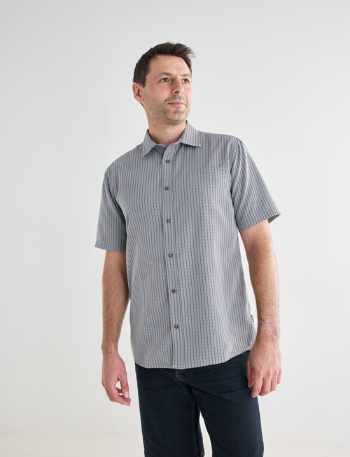 Chisel Soft Touch Short Sleeve Shirt, Grey product photo