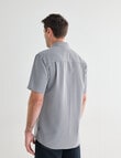 Chisel Soft Touch Short Sleeve Shirt, Grey product photo View 02 S