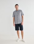 Chisel Soft Touch Short Sleeve Shirt, Grey product photo View 03 S